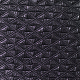 Black Geometric-Square Jacquard, Poly-Cotton