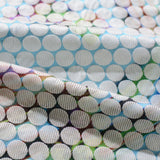 White Dots Jacquard, Poly-Cotton