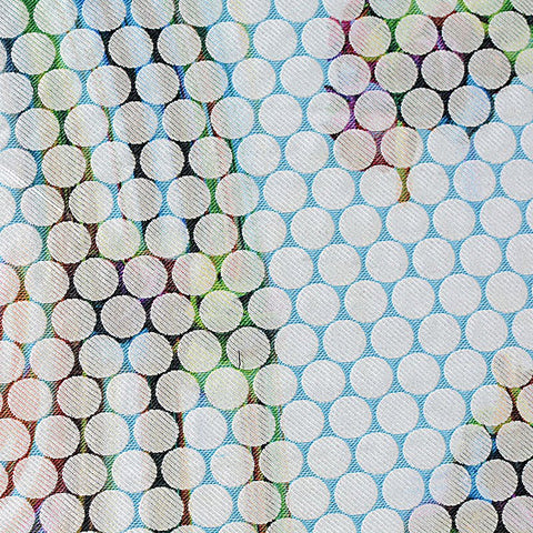 White Dots Jacquard, Poly-Cotton, 270 gsm, 145 cm, ref EF-6733