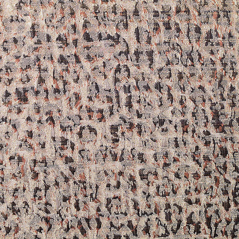 Cream Fine-Animal Print Jacquard, Polyester