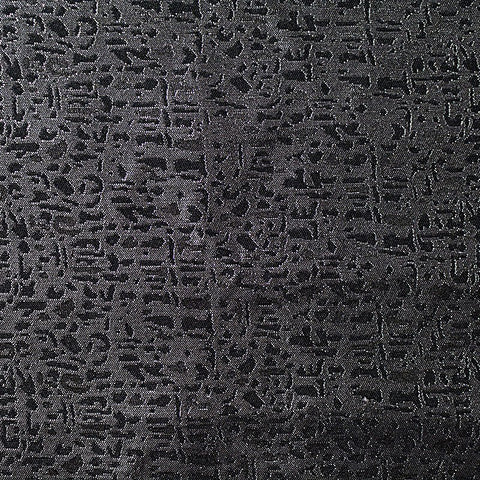 Dark Grey Abstract Jacquard, Polyester