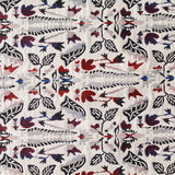 Black Leaves Jacquard, Polyester