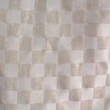 White Check Jacquard, Polyester