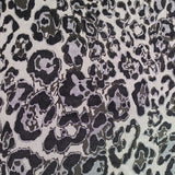 Black Leopard Jacquard