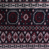 Dark Blue Floral Jacquard, Polyester