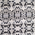 Black Geometric Jacquard, Polyester, 305 gsm
