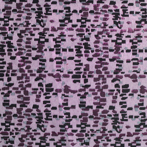 Black Abstract Jacquard, Polyester, 160 gsm
