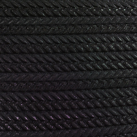 Black Glitter Jacquard, Polyester