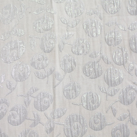 White Roses Jacquard, Polyester