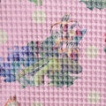 Green Bold-Floral Jacquard, Poly-Cotton