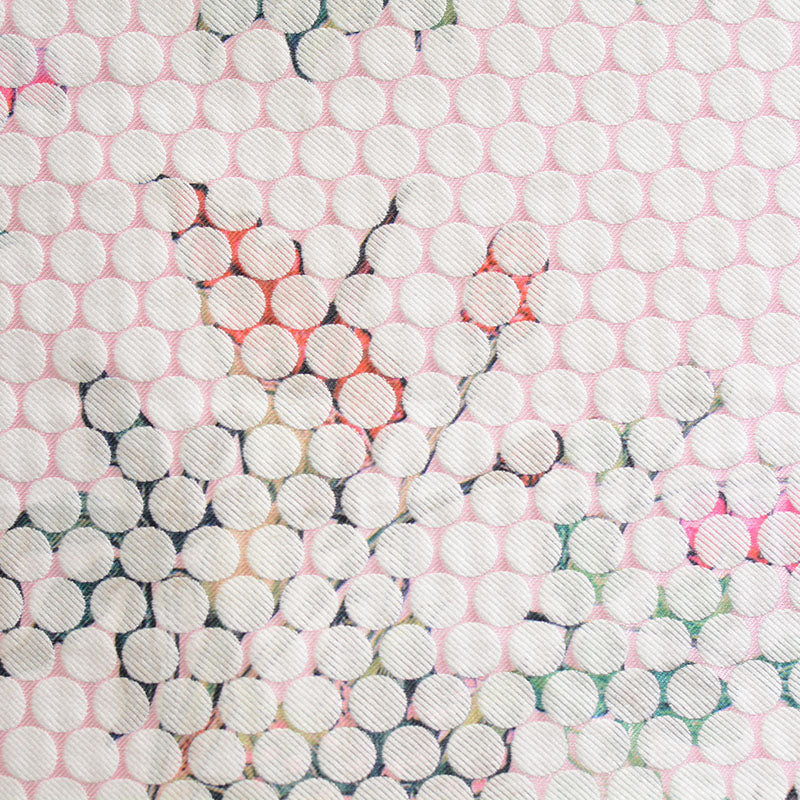 White Dots Jacquard, Poly-Cotton, 270 gsm, 145 cm, ref EF-6807