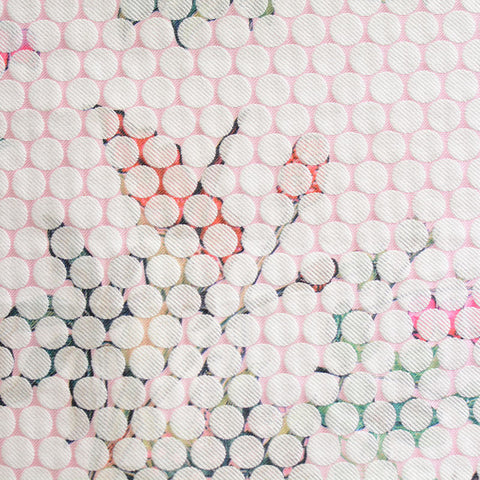 White Dots Jacquard, Poly-Cotton, 270 gsm, 145 cm, ref EF-6807