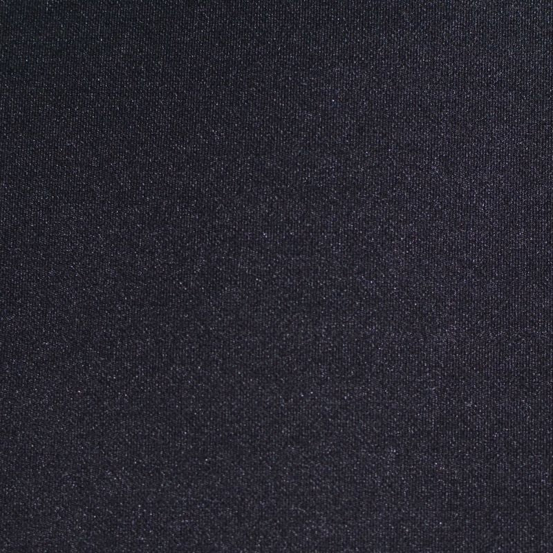 100% Polyester Interlock Knit Fabric, 250 gsm, 155 cm — Black