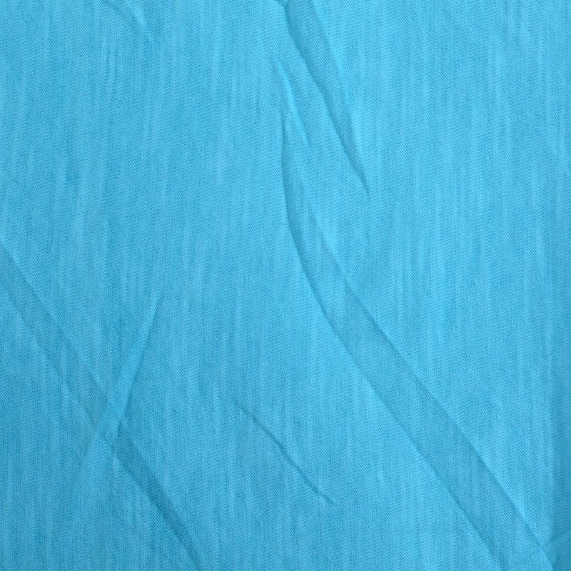 Heathered Blue Marl Jersey Knit, Cotton, 130 gsm