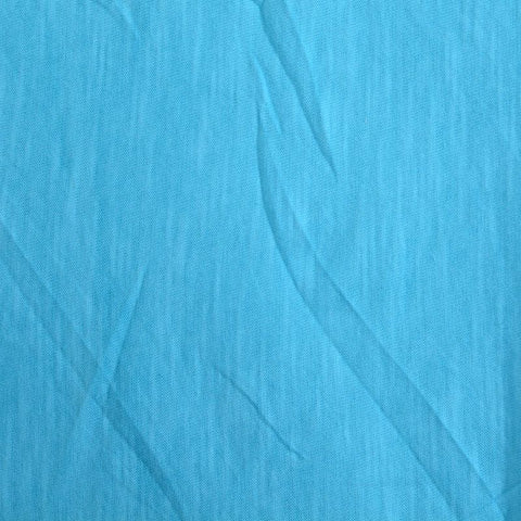 Heathered Blue Marl Jersey Knit, Cotton, 130 gsm