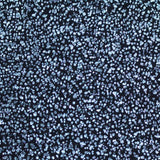 Silver-Blue Dots Interlock Knit, Polyester