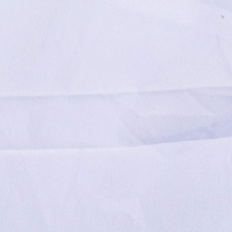 100% Polyester Woven Fabric, 110 gsm, 147 cm — White