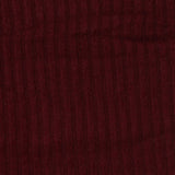 Brushed Polyester Viscose Stretch Rib Knit Fabric, 220 gsm, 152 cm — Red