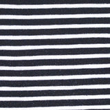 Black Horizontal-Stripe Knit, Viscose — texture
