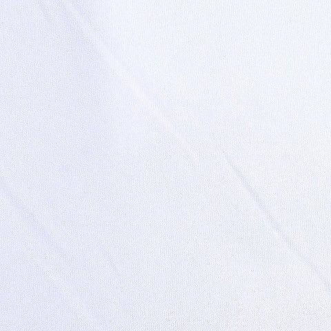 Polyester Stretch Knit Fabric, 151 gsm, 160 cm — White