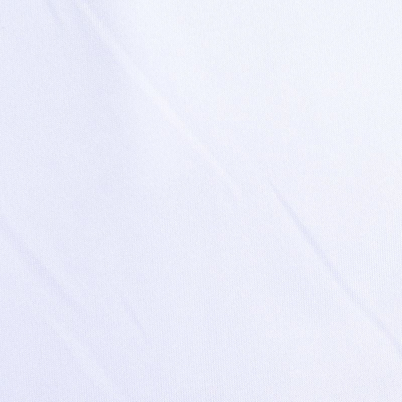 Polyester Stretch Knit Fabric, 151 gsm, 160 cm — White