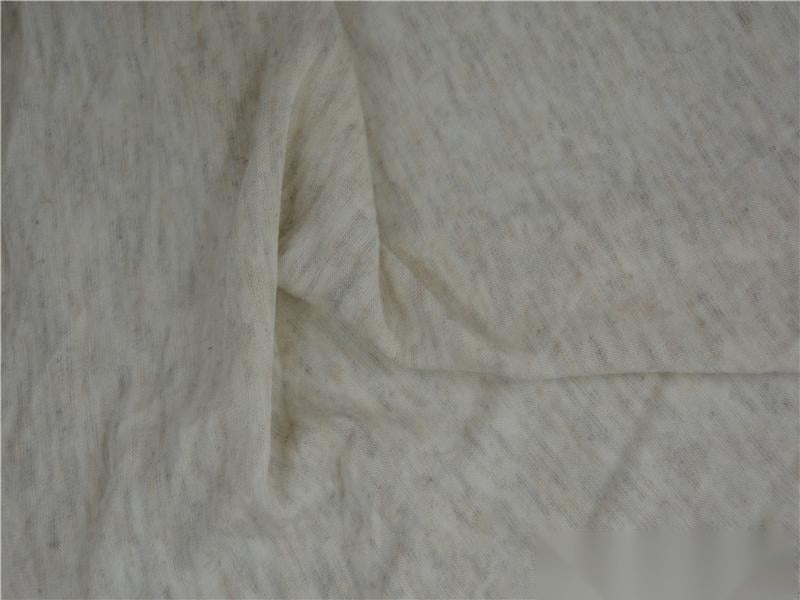 Grey Heathered-Marl Jersey Knit, Viscose