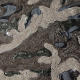 Brown Bold-Camo Knit, Polyester — texture