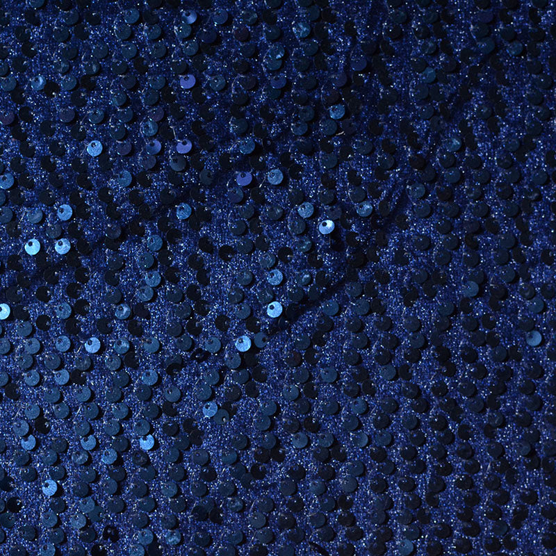 Blue Sequin Knit, Polyester