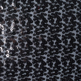 Black Sequin Knit, Polyester