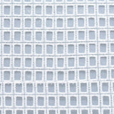 White Geometric-Grid Woven, Cotton
