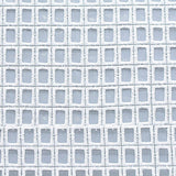 White Geometric-Grid Woven, Cotton — texture