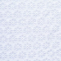 White Tone-on-Tone Floral Jacquard, Cotton