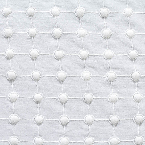 White Dots Jacquard, Cotton