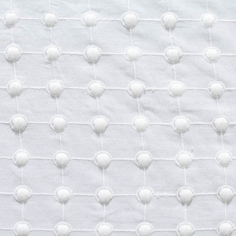 White Dots Jacquard, Cotton