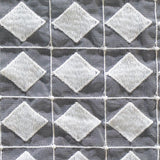 White Diamond Jacquard, Polyester