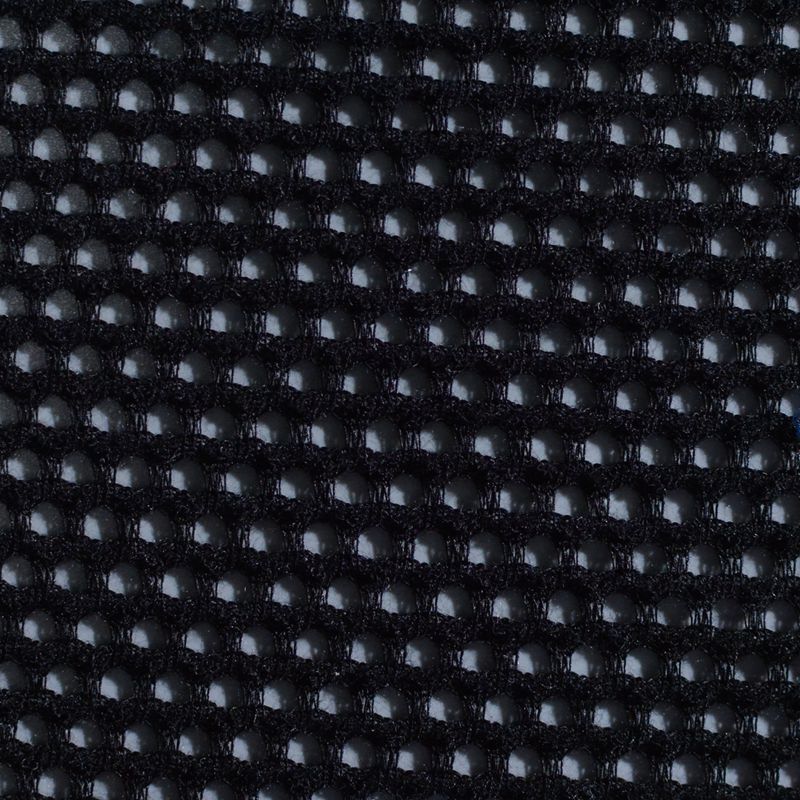 Jacquard 100% Polyester Mesh Fabric, 130 gsm, 158 cm — Black