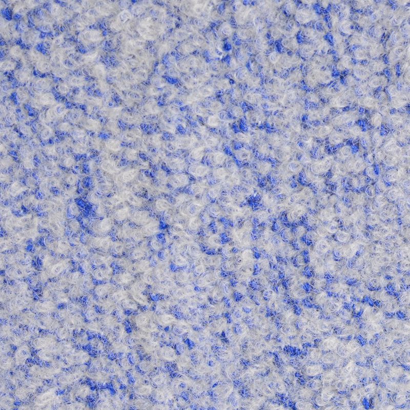 Blue Marl Knit, Poly-Wool, 517 gsm
