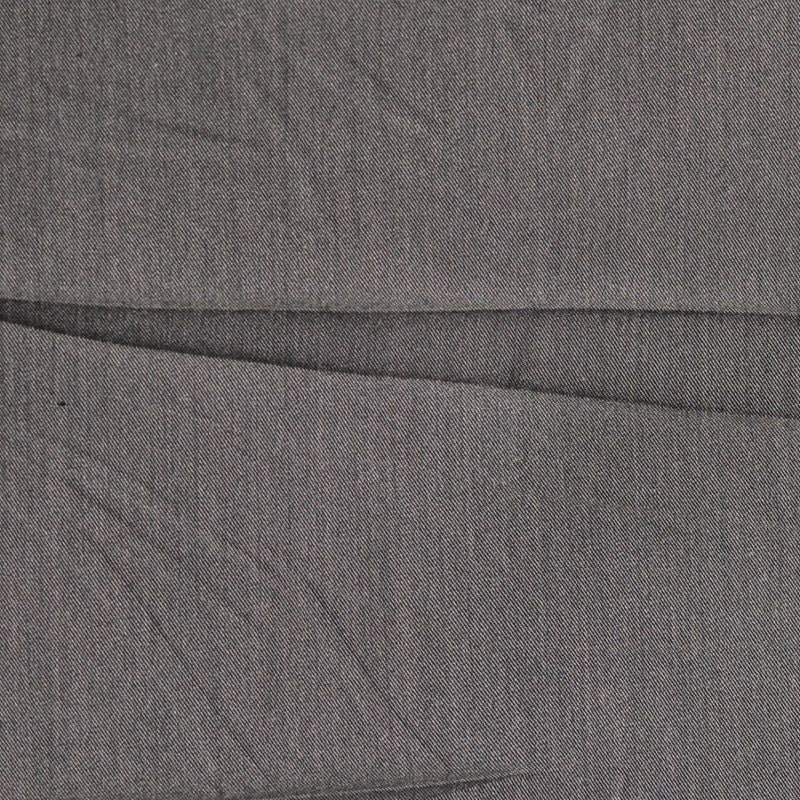 Polyester Viscose Stretch Woven Fabric, 185 gsm, 146 cm — Grey