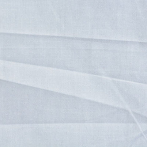 Polyester Cotton Poplin Fabric, 115 gsm, 147 cm — White