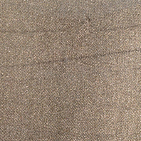 Heathered Brown Marl Twill, Cotton-Poly