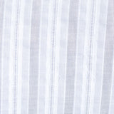White Vertical-Stripe Jacquard, Cotton-Viscose