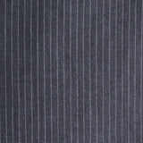 White Vertical-Stripe Woven, Cotton-Poly