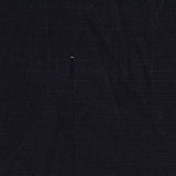 Polyester Cotton Waffle Knit Fabric, 175 gsm — Black