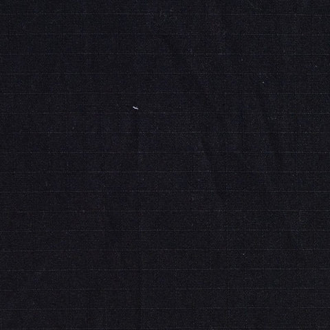 Polyester Cotton Waffle Knit Fabric, 175 gsm — Black