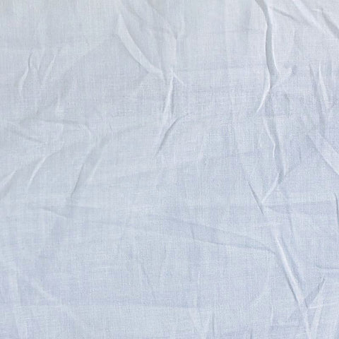 100% Cotton Poplin Fabric, 66 gsm, 150 cm — White
