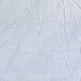 100% Cotton Poplin Fabric, 66 gsm, 150 cm — White