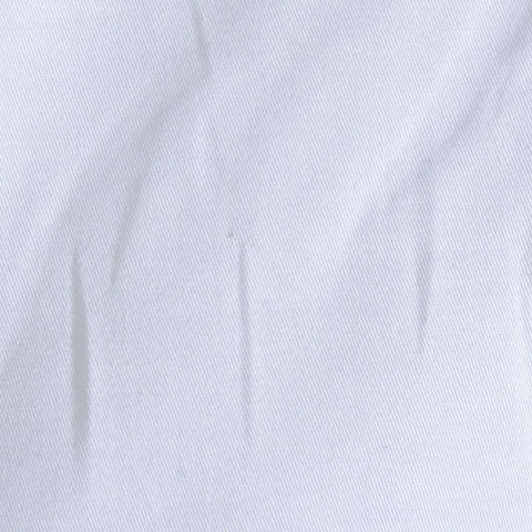 Cotton Stretch Twill Fabric, 190 gsm, 150 cm — White