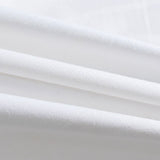 Cotton Stretch Twill Fabric, 200 gsm, 110 cm — White — texture