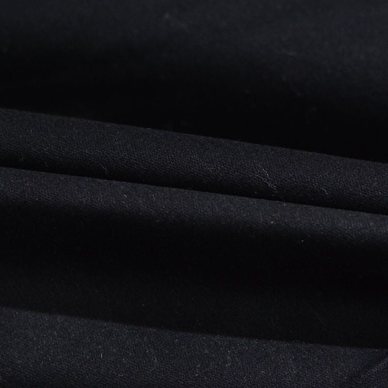100% Cotton Twill Fabric, 206 gsm — Black