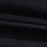 100% Cotton Twill Fabric, 206 gsm — Black